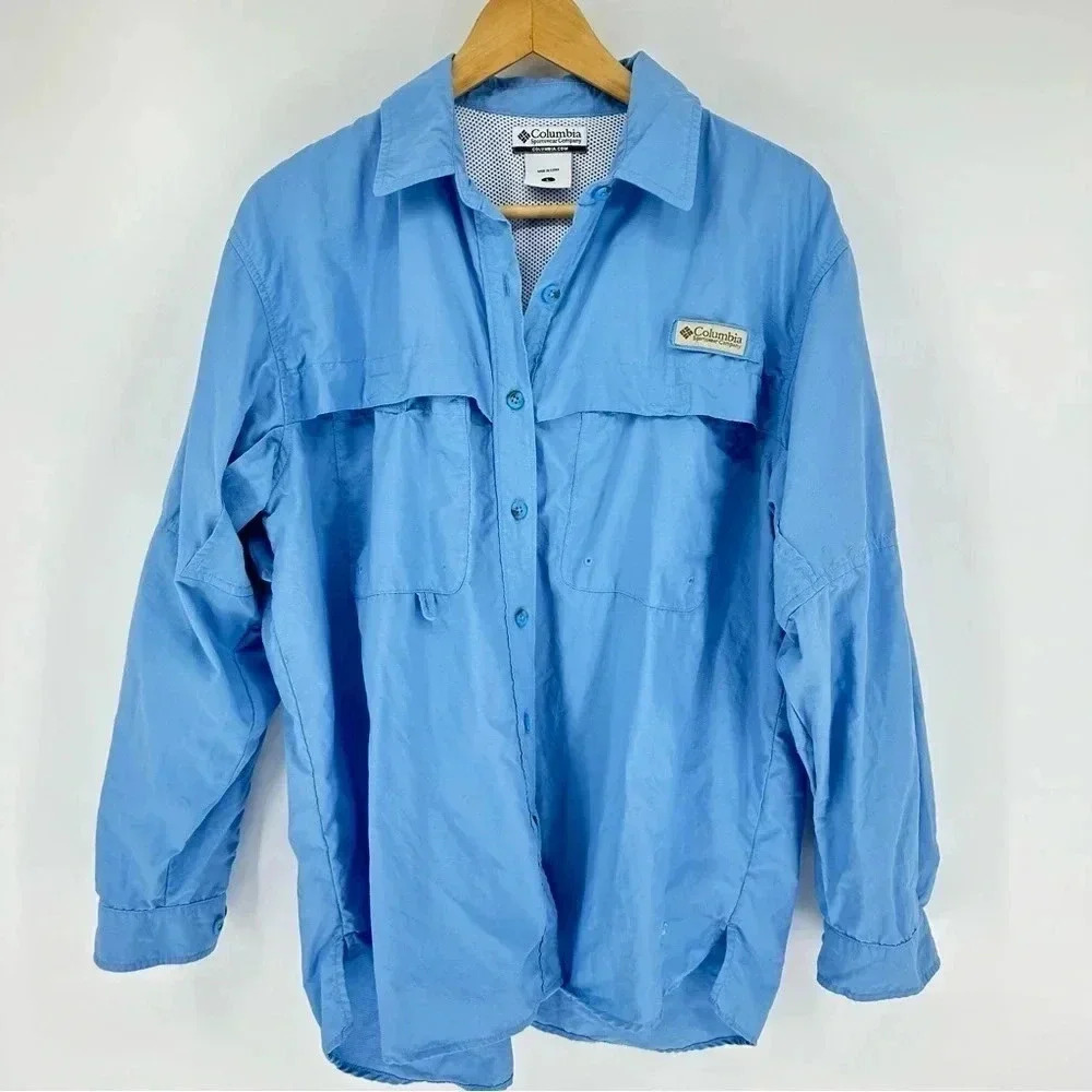 Columbia UPF 30 quick dry vented long sleeved shirt